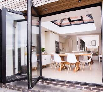 Bifold Doors By Ideal Glass | Harpenden | Elegant & Space-Saving Solutions